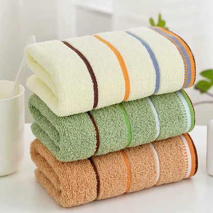 100% Cotton Bathroom Hand Towel Thickened Face Hair Towels Bathroom Adults Hotel Travel Loverincreases Water Absorption