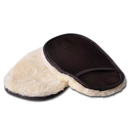 Microfiber Wool Auto Washing Glove - Premium Cleaning Tool for Cars and Motorcycles