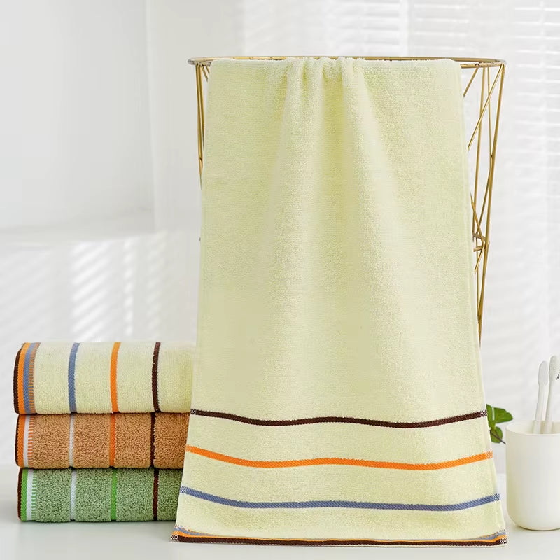 100% Cotton Bathroom Hand Towel Thickened Face Hair Towels Bathroom Adults Hotel Travel Loverincreases Water Absorption